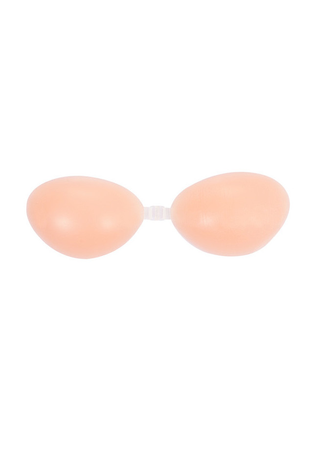 Silicon Front-Fastening Invisible Bra - Beige
